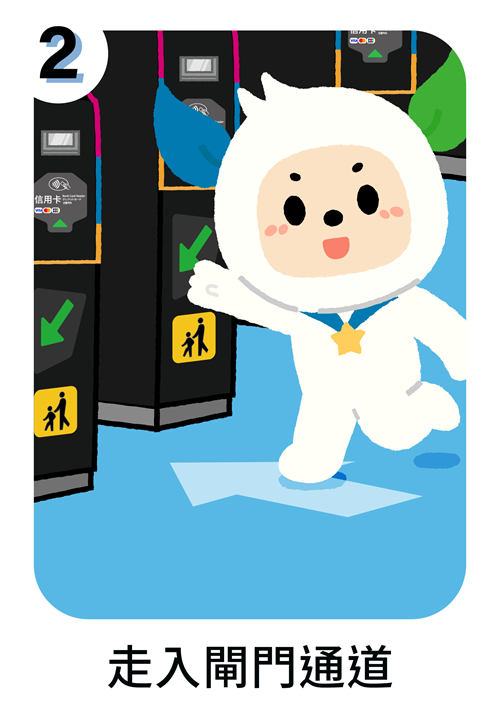 走入閘門通道
