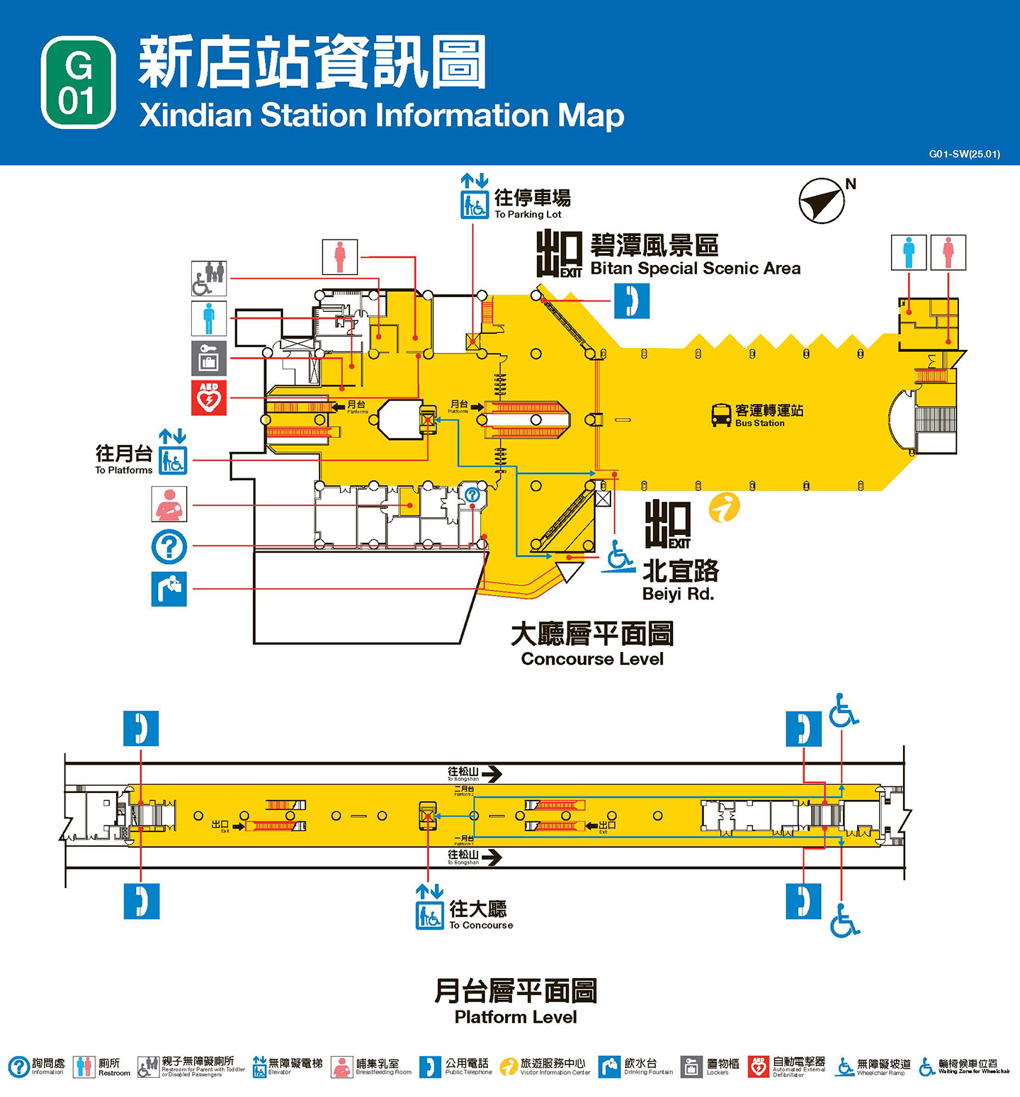 新店車站資訊圖