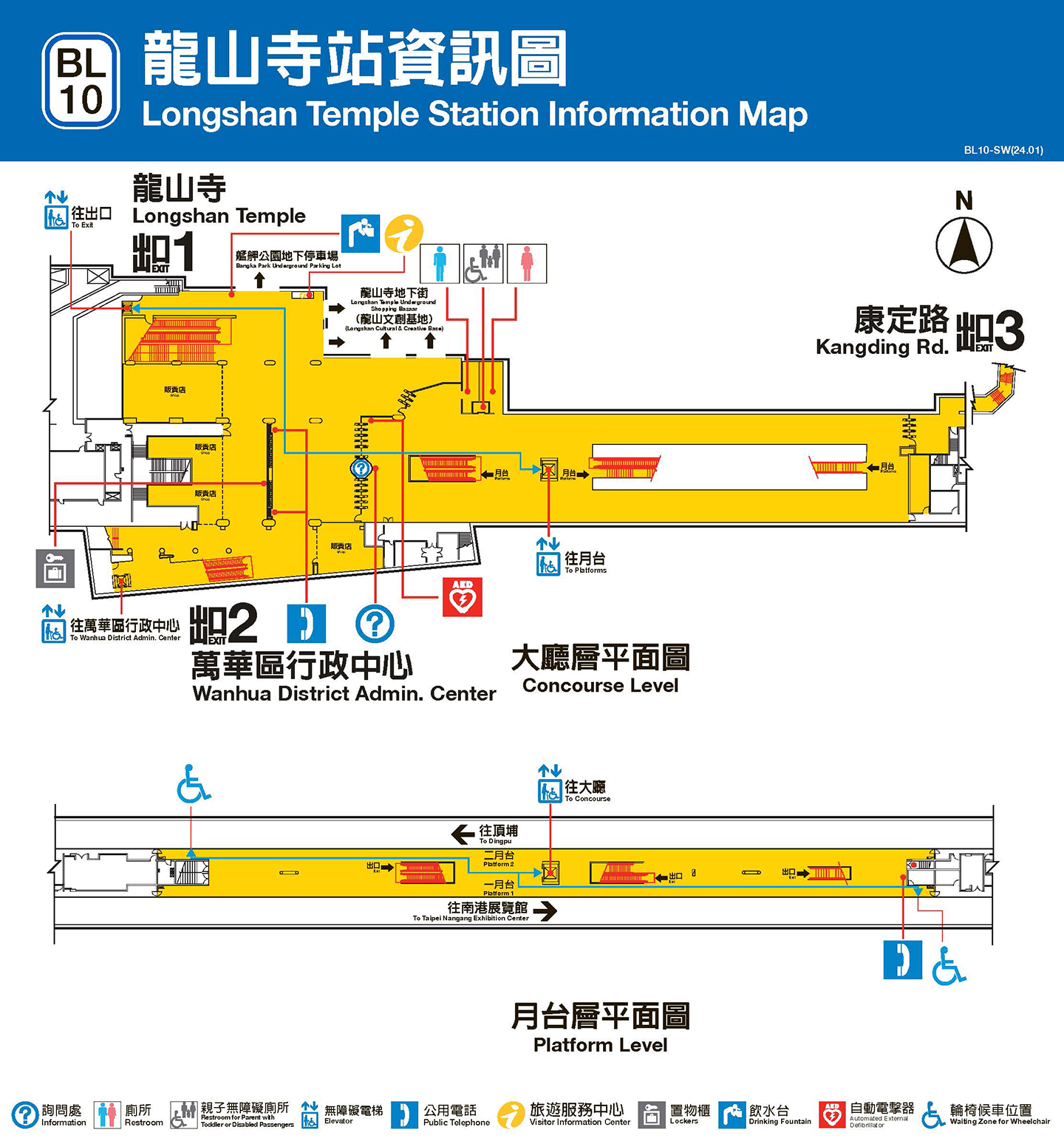 龍山寺車站資訊圖