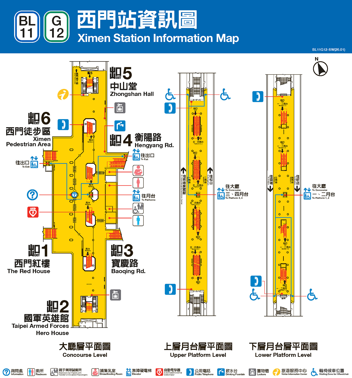 西門車站資訊圖