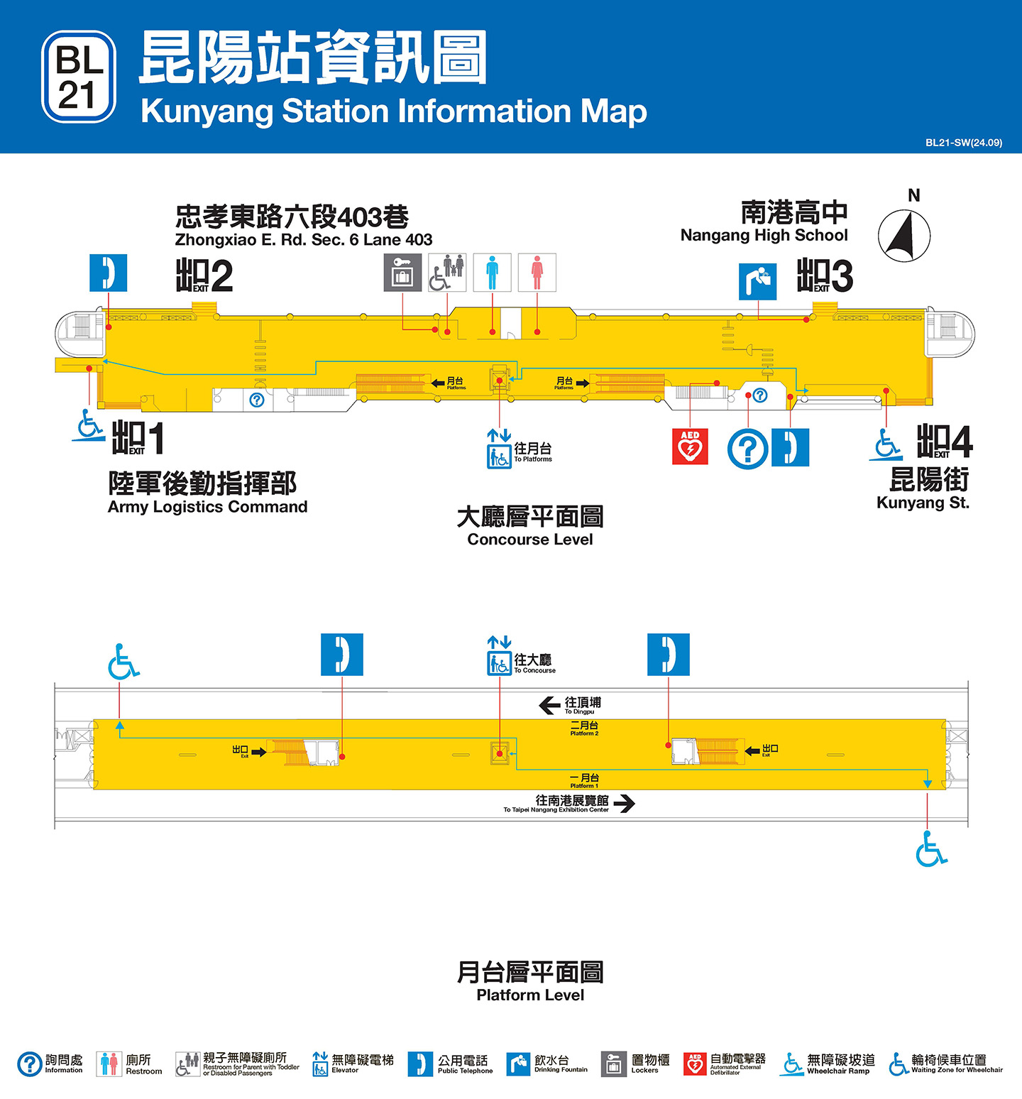 昆陽車站資訊圖