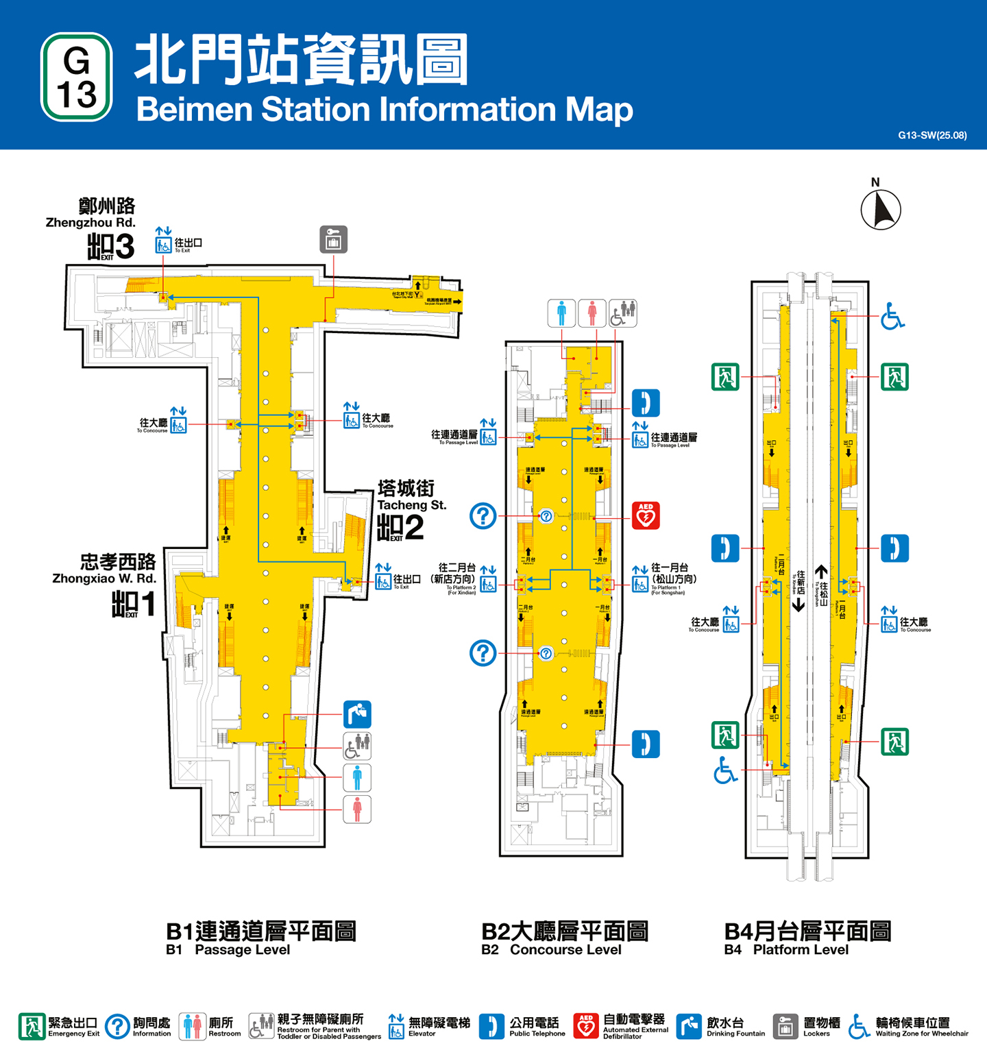北門車站資訊圖