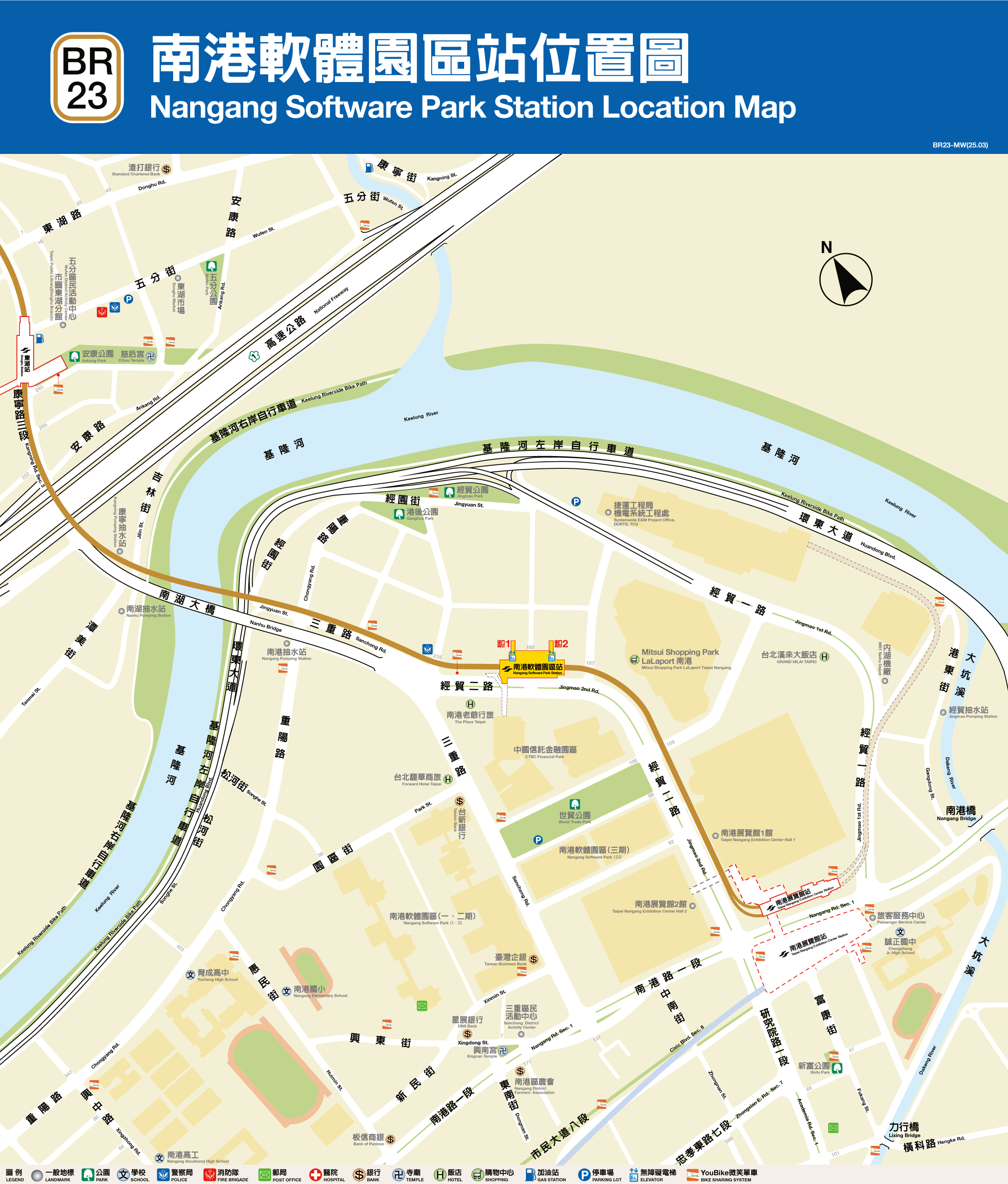 南港軟體園區車站位置