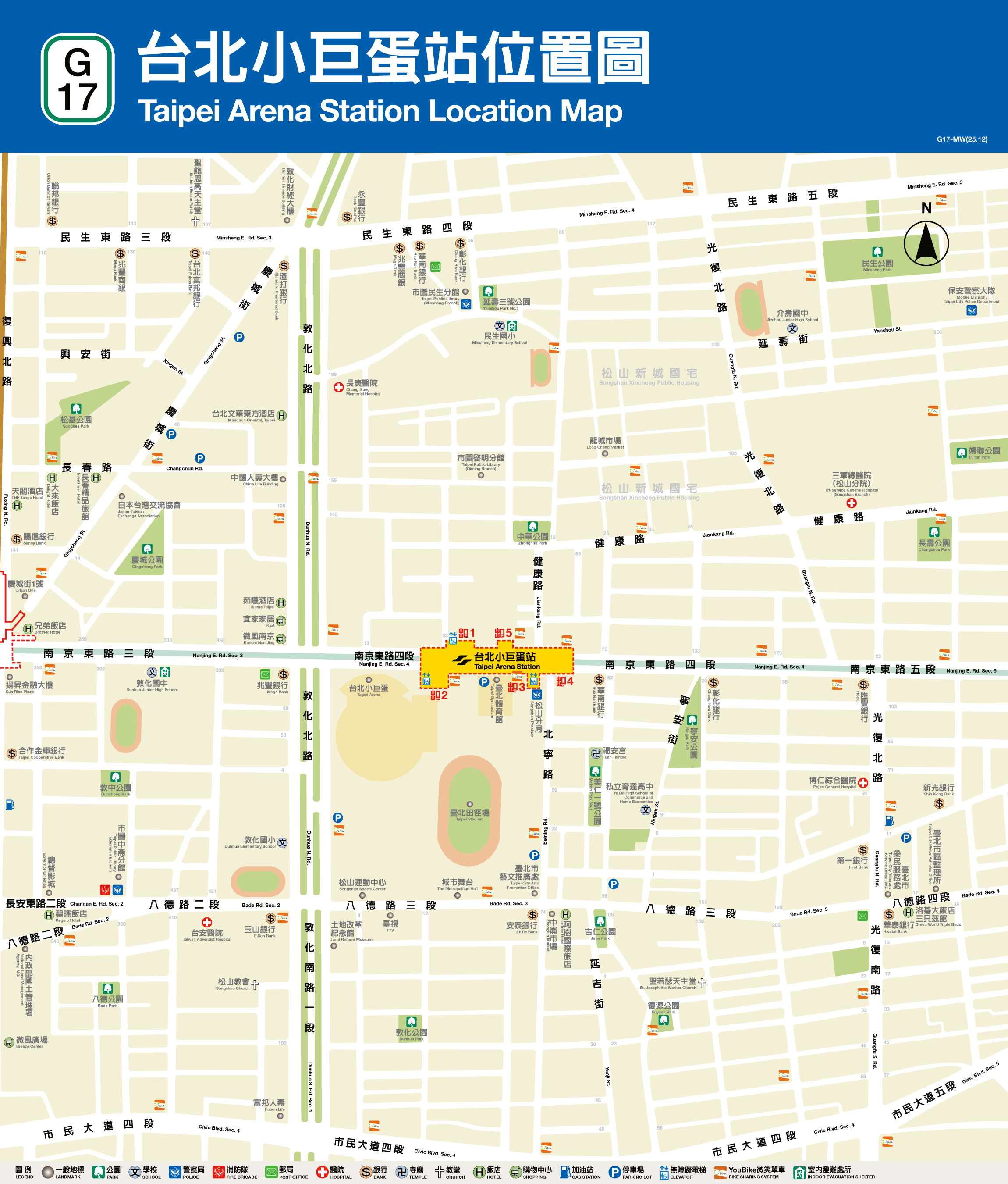 台北小巨蛋車站位置