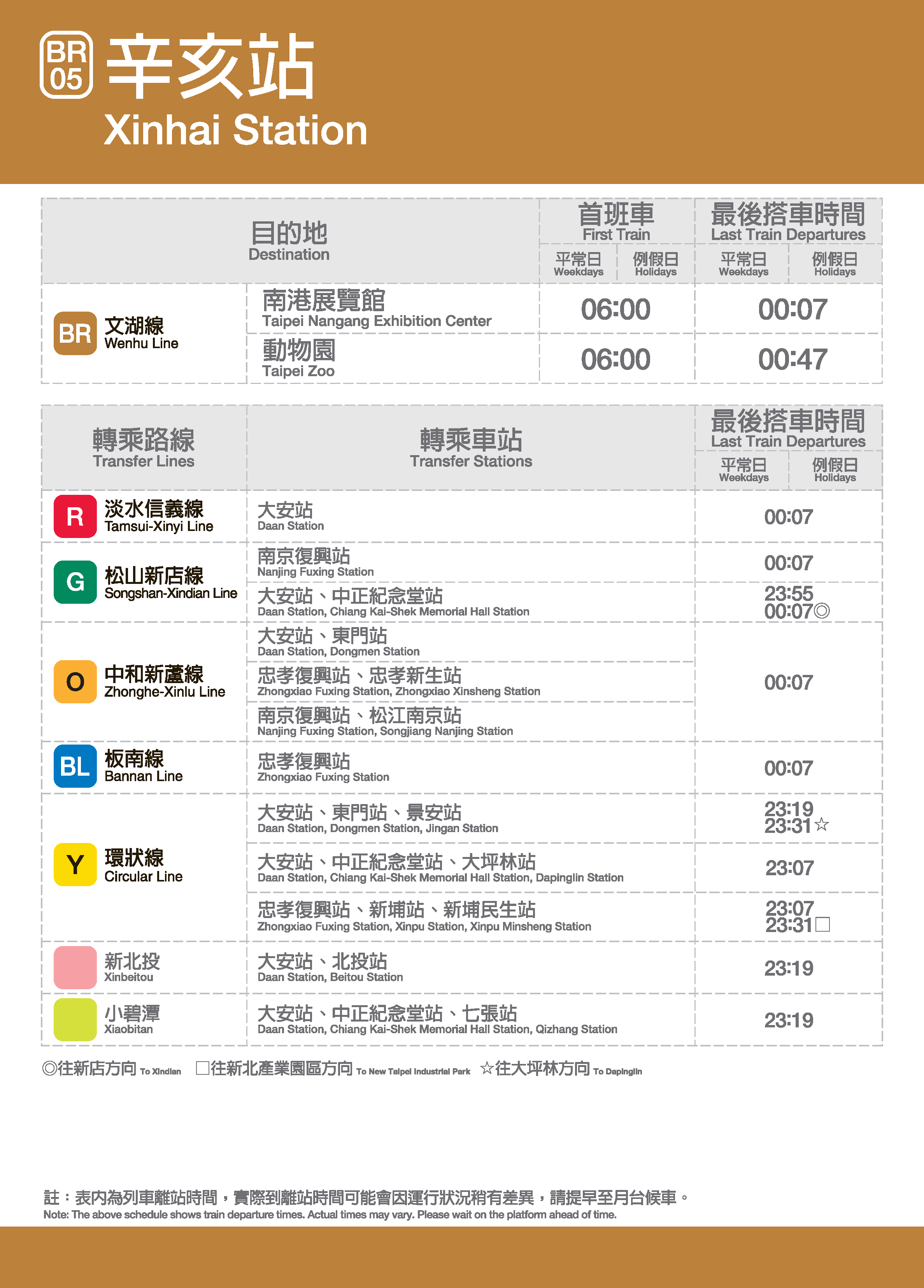 辛亥車站位置