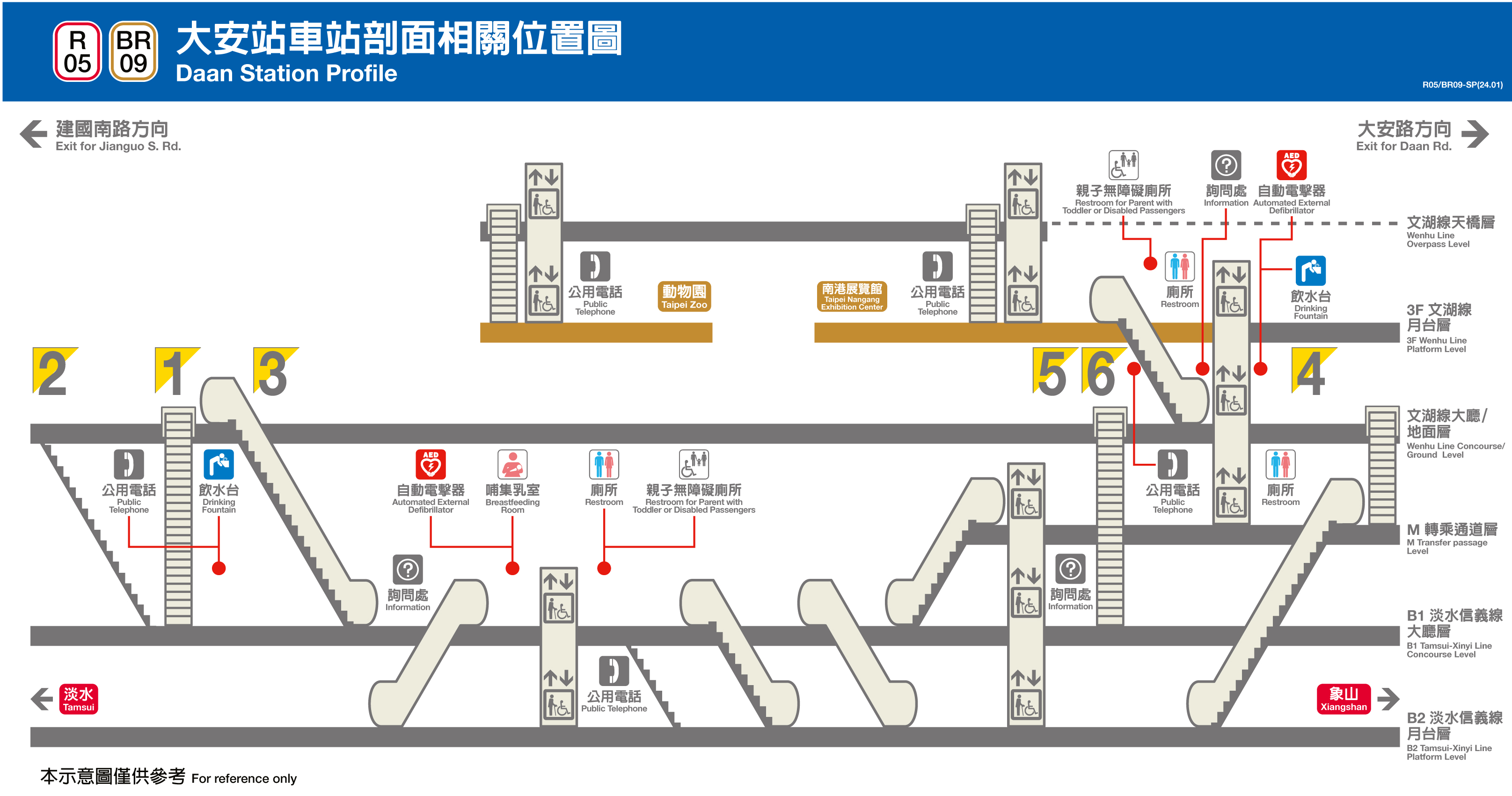 大安車站位置
