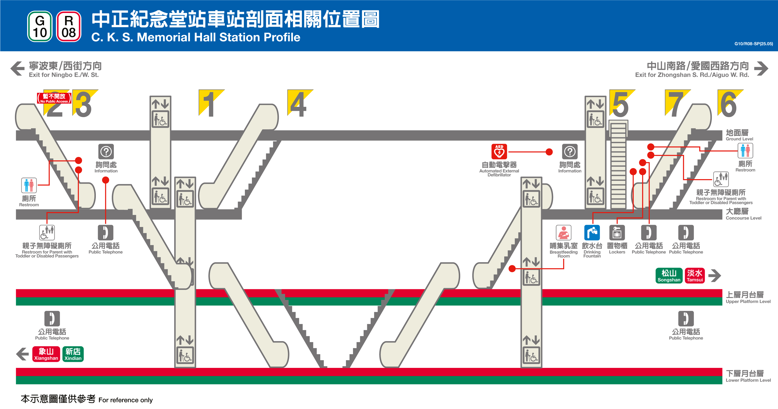 中正紀念堂車站位置