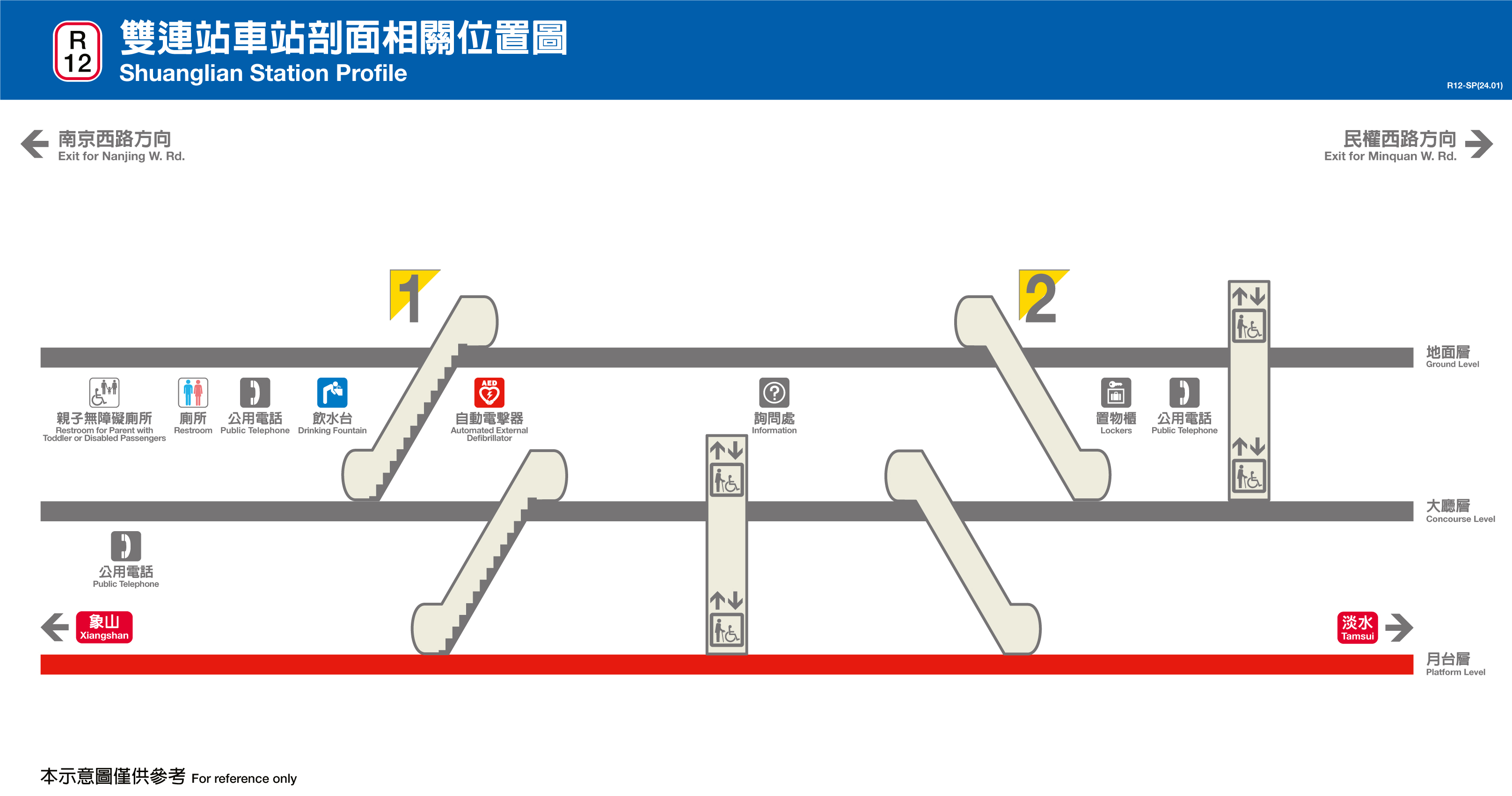 雙連車站位置