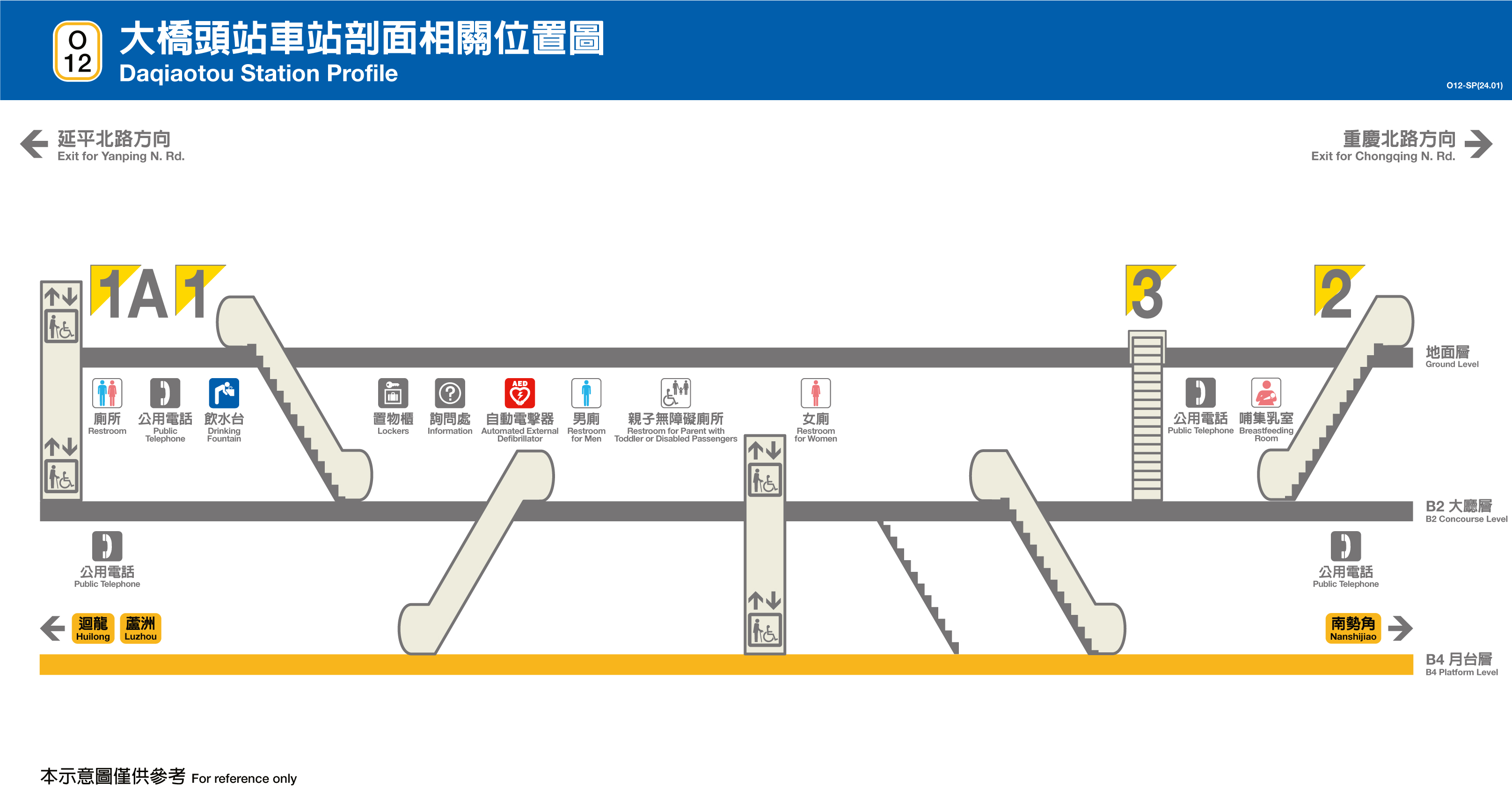 大橋頭車站位置