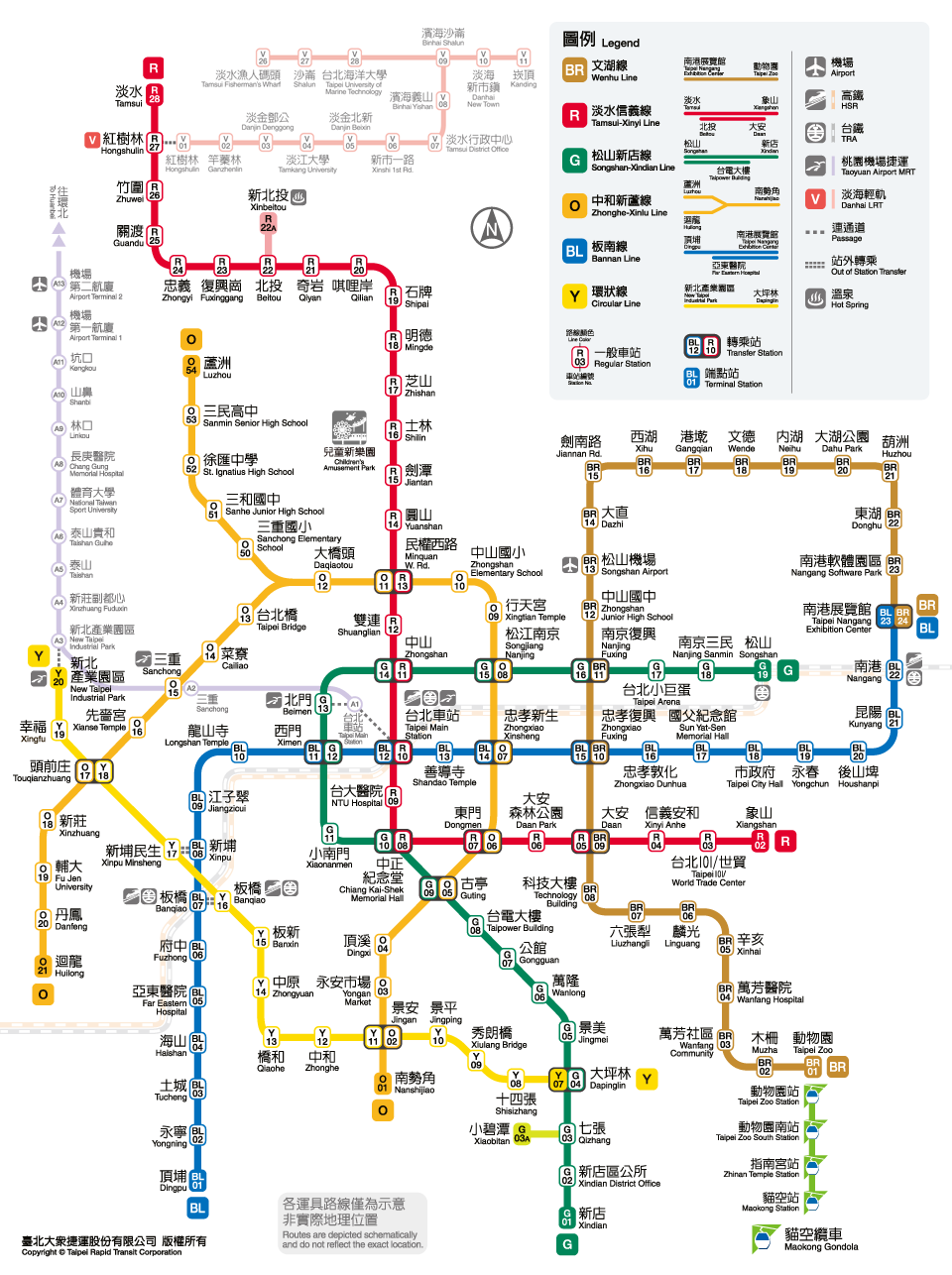 台北捷運各站出入人次 (2022/1)